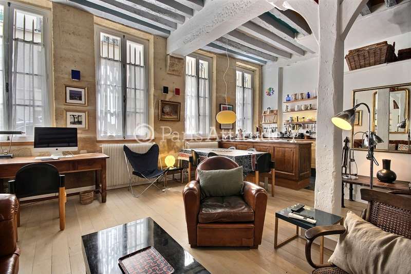 Louer Un Appartement A Paris Meuble 70m Le Marais Place Des Vosges Ref 5666 Paris Attitude