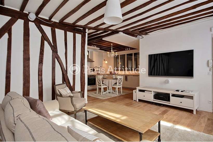Rent Apartment in Paris 75003 - Furnished - 52m² Le Marais - ref 11277 ...