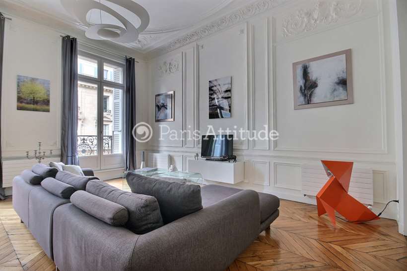 Rent Apartment in Paris 75008 - Furnished - 101m² Saint Lazare - ref ...