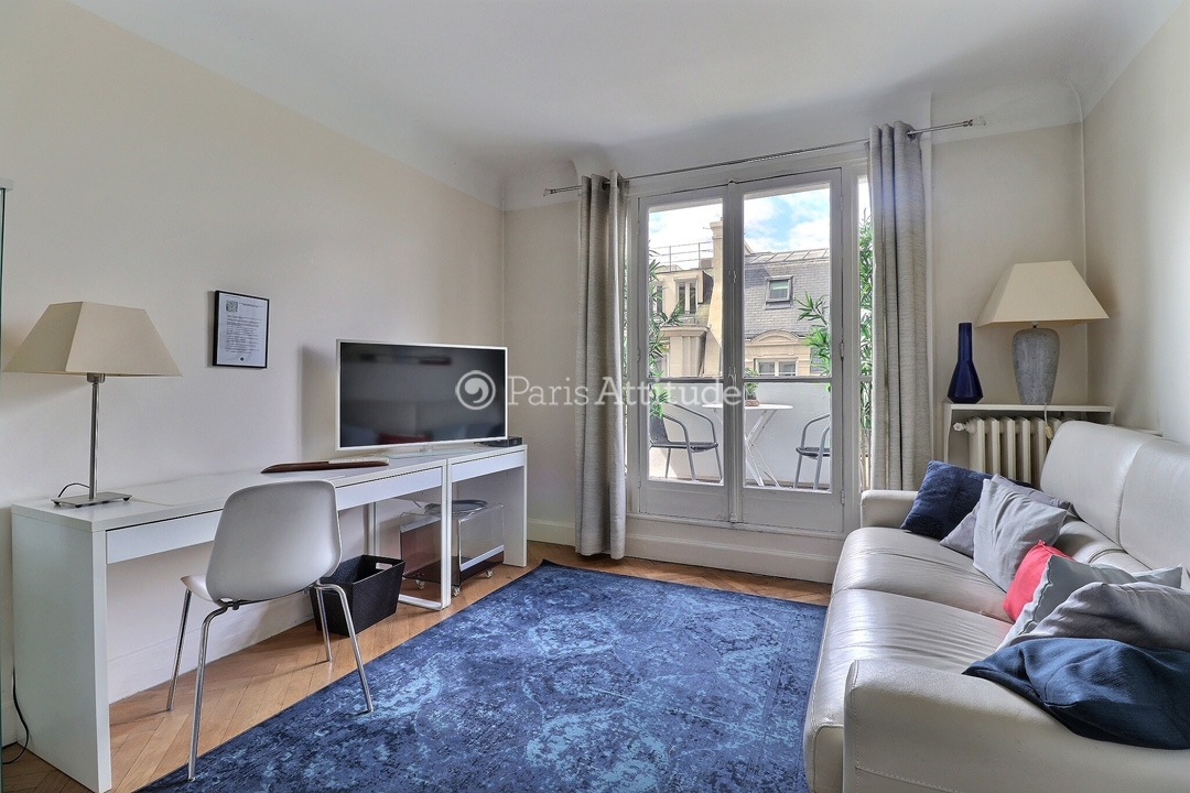 Location Appartement meublé 1 Chambre - 45m² - Parc Monceau - Paris