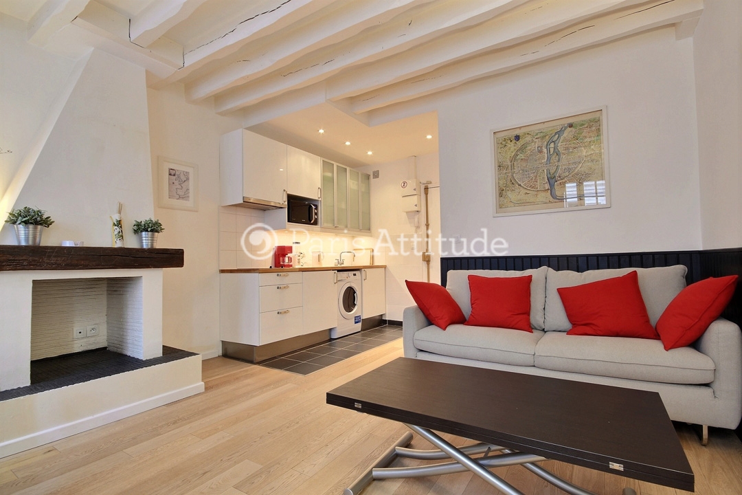 Location Appartement meublé Studio - 22m² - Montparnasse - Paris