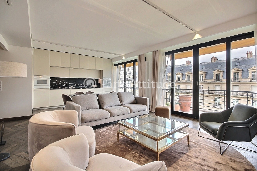 Location Appartement meublé 2 Chambres - 99m² - Champs-Élysées - Paris