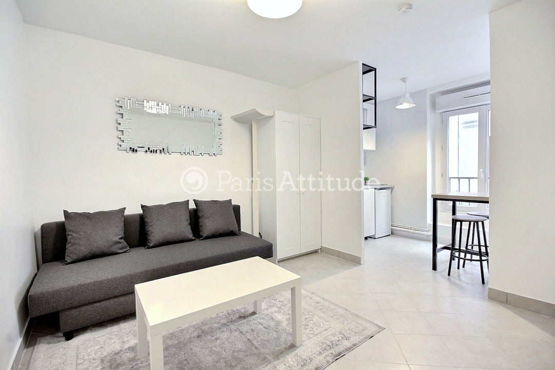 Location Appartement meublé Studio - 19m² - Oberkampf - Paris