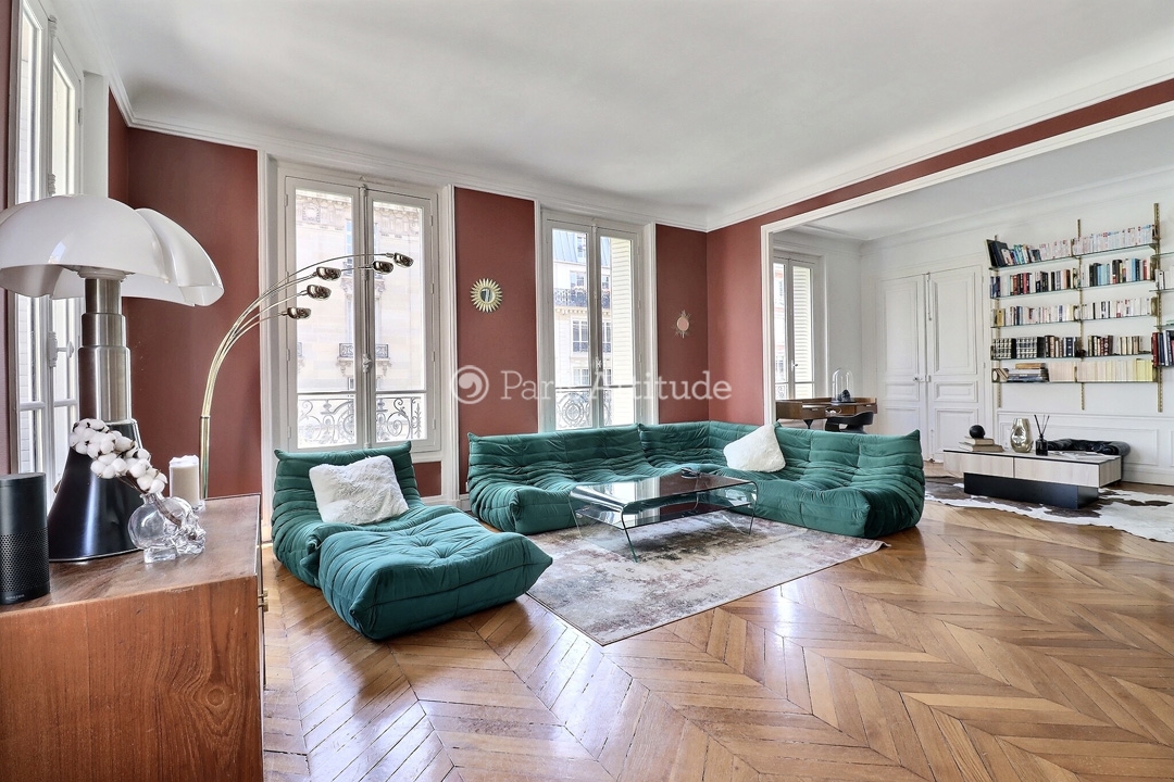 Location Appartement meublé 3 Chambres - 195m² - Victor Hugo - Paris