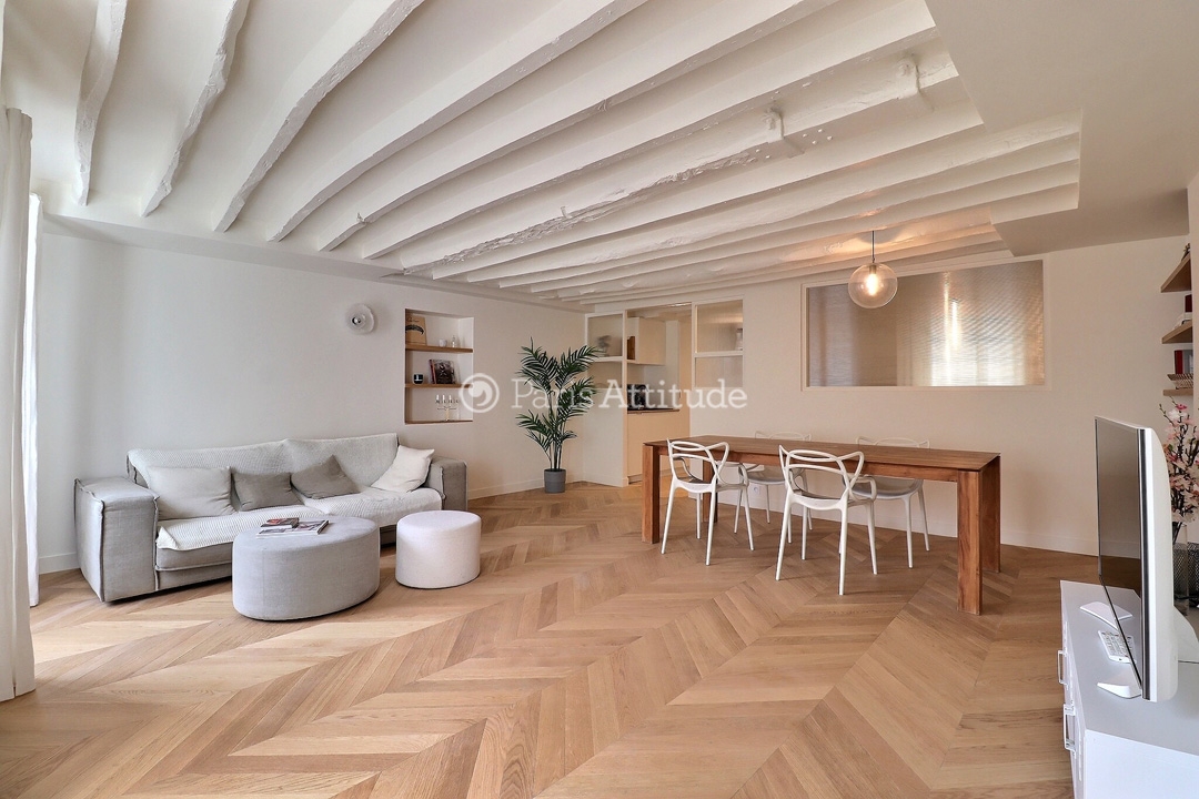Location Appartement meublé 2 Chambres - 72m² - Saint-Germain-des-Prés - Paris