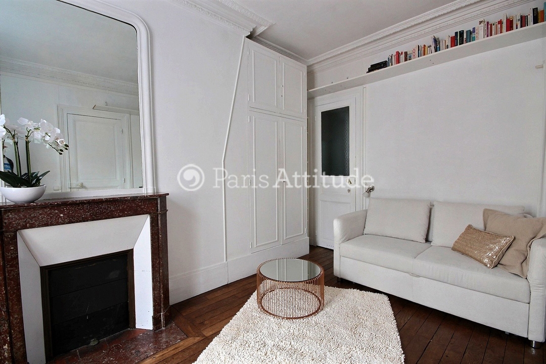 Location Appartement meublé Studio - 25m² - Parc Monceau - Paris