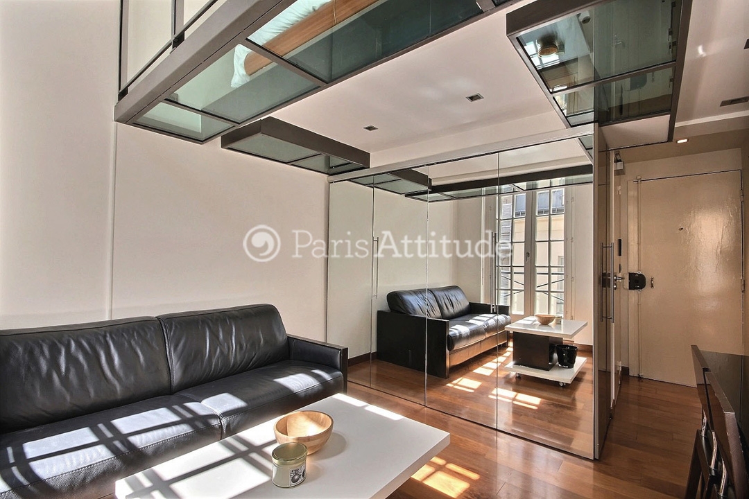 Location Appartement meublé Studio Alcove - 25m² - Le Marais - Paris