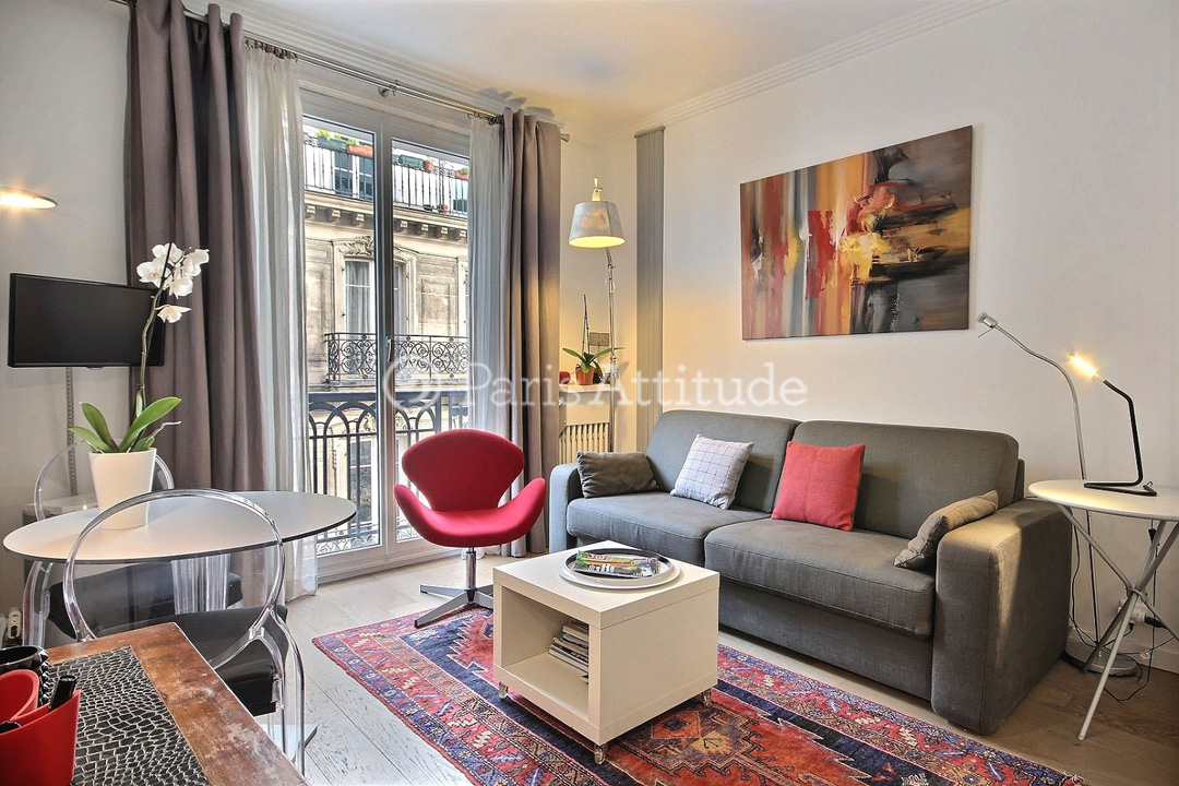 Rent Apartment in Paris 75009 - Furnished - 20m² Madeleine - ref