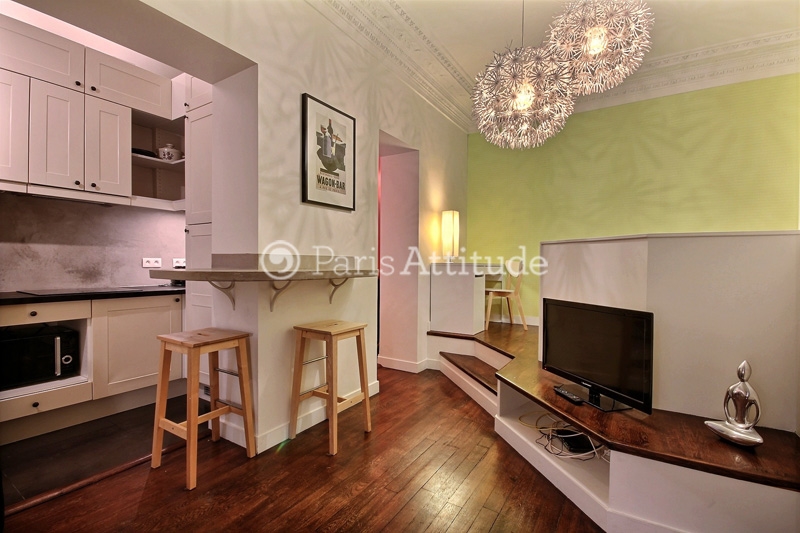 Location Appartement meublé Studio - 29m² - Saint Lazare - Paris